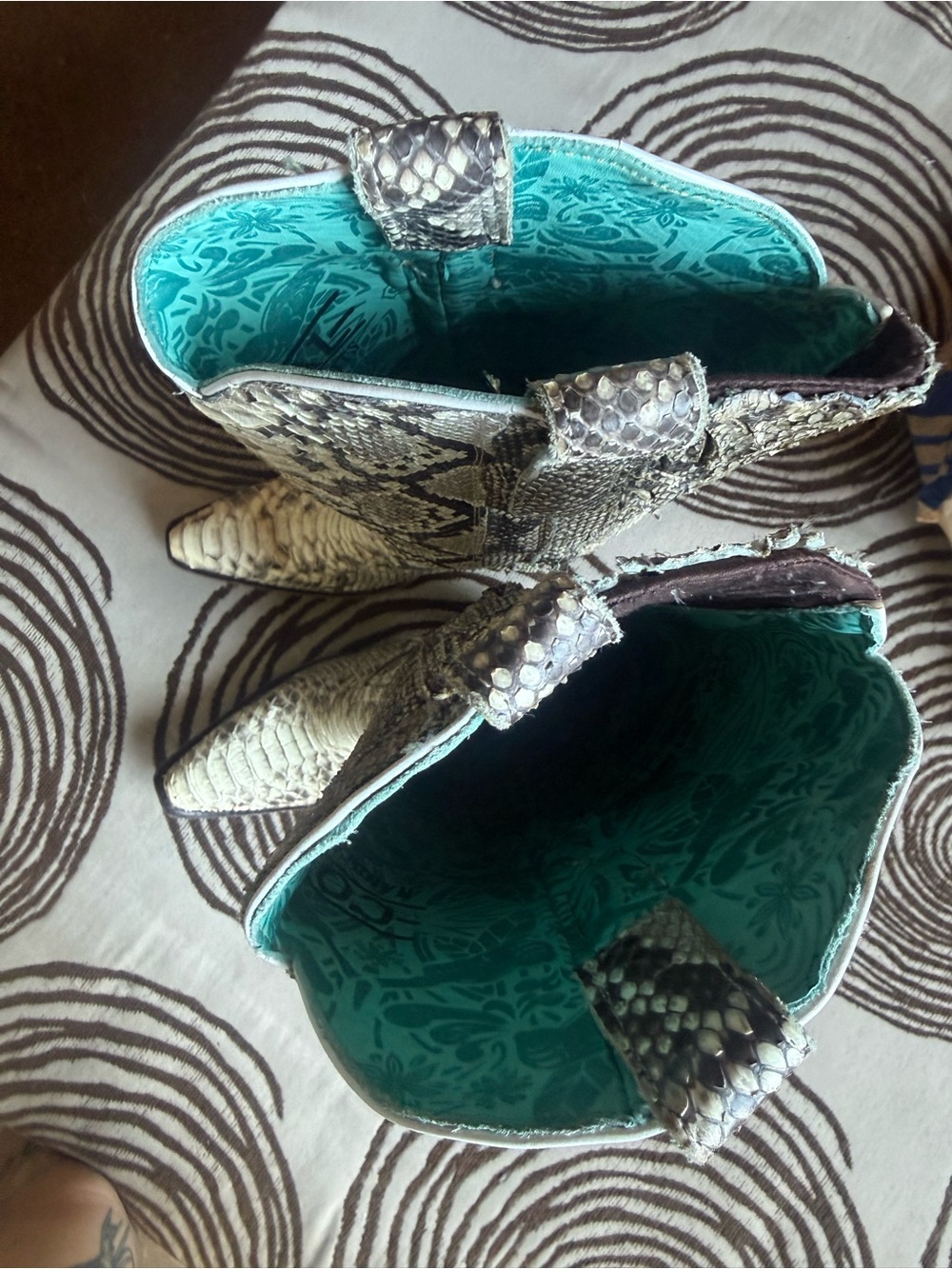 Corral Python leather boots! - Picture 5 of 7